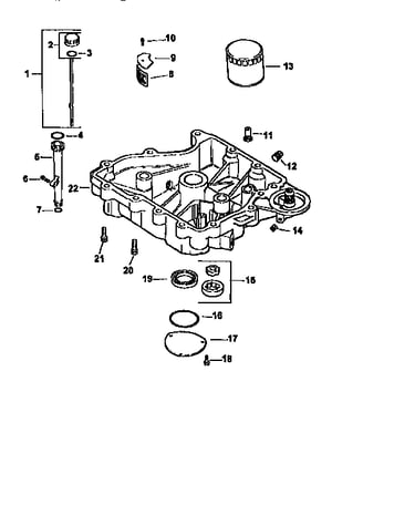 Oil pan / lubrication
