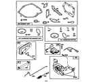Craftsman 917377521 air cleaner assembly and gasket set diagram