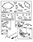 Air cleaner assembly and gasket set