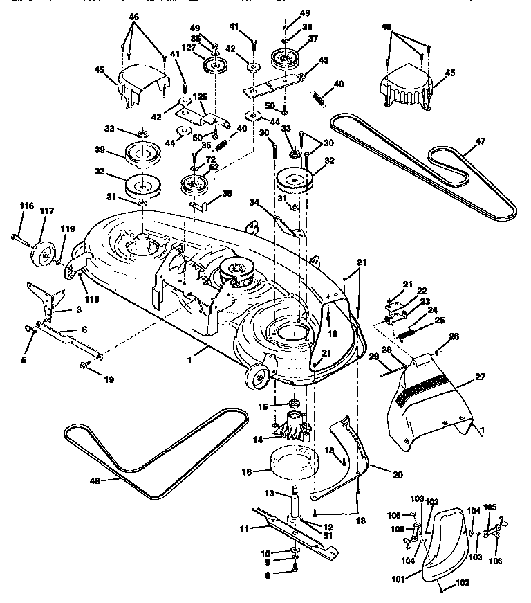 Mower deck