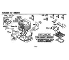 Briggs & Stratton 135200-135299 (0059-0075) cylinder assembly diagram