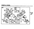 Briggs & Stratton 135200-135299 (0171-0200) carburetor assembly diagram