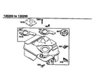 Briggs & Stratton 135200-135299 (0271-0298) fuel tank assembly diagram