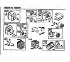 Briggs & Stratton 135200-135299 (0258-0269) muffler assembly diagram