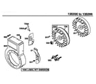 Briggs & Stratton 135200-135299 (0001-0013) flywheel assembly diagram