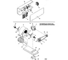 ICP PGB075E2HB control box/blower assembly diagram