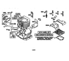 Briggs & Stratton 135200-135299 (1327) cylinder assembly diagram