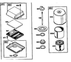 Briggs & Stratton 135200-135299 (1327) air cleaner assembly diagram