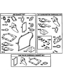 Carburetor overhaul kit/valve overhaul gasket kit/gasket kit