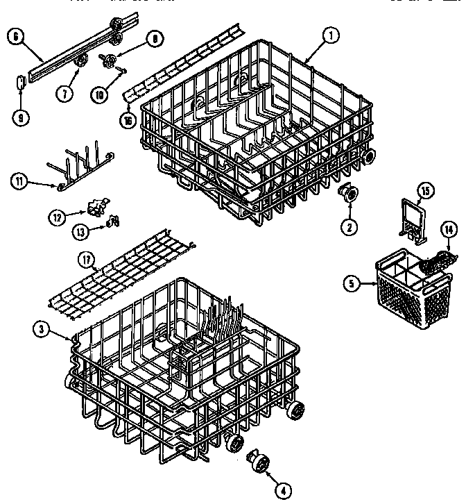 TRACK AND RACK ASSEMBLY