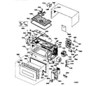 GE JEM25GV01 microwave parts diagram