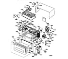 GE JEM31WV01 microwave parts diagram