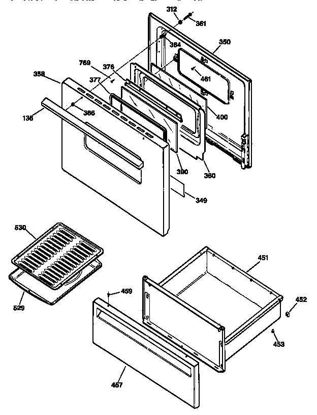Door & drawer parts
