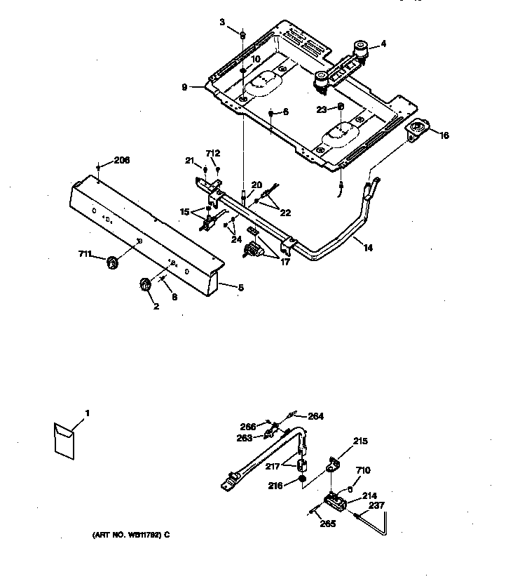 Gas & burner parts