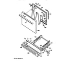 GE JGBS04PEA1AD door & drawer parts diagram