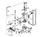 GE ZBD4900YSS motor-pump mechanism diagram