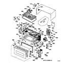 GE ZEM200WV02 microwave parts diagram