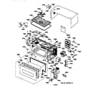 GE JEM25WV03 microwave parts diagram