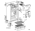 GE CTH14CYXRRAD cabinet diagram