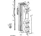 Kenmore 36358272890 freezer door diagram