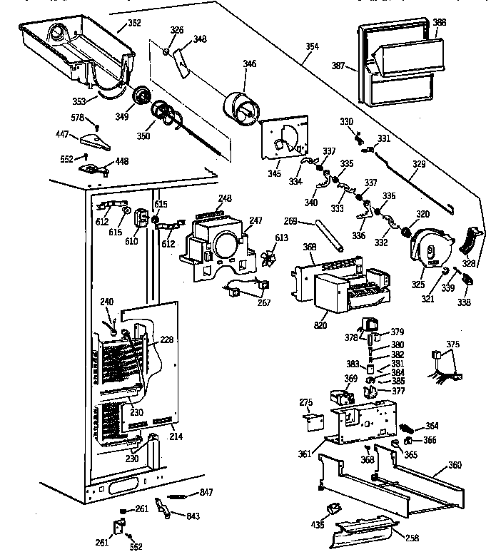 Freezer section