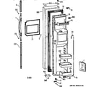 Kenmore 36358097890 freezer door diagram