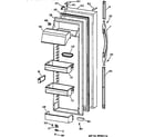 Kenmore 36358097890 fresh food door diagram