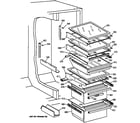 Kenmore 36358472890 fresh food section diagram