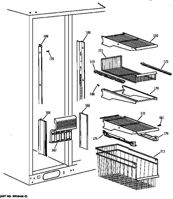 Freezer section