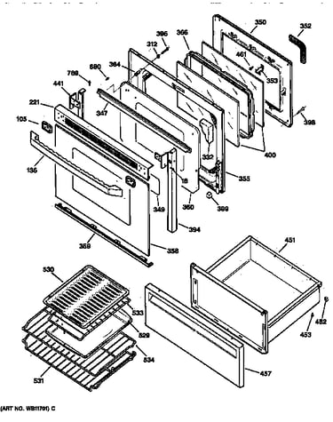 Door & drawer parts