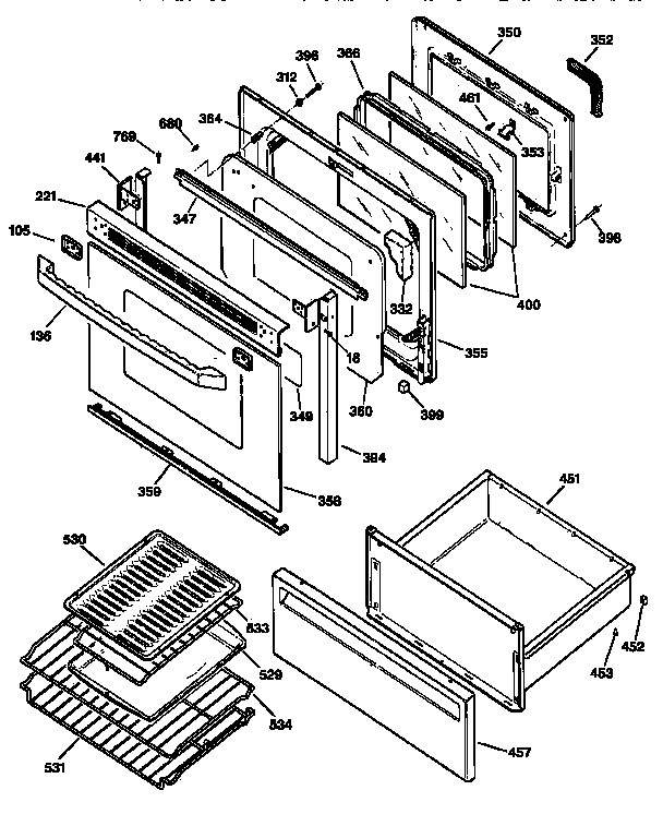 Door & drawer parts