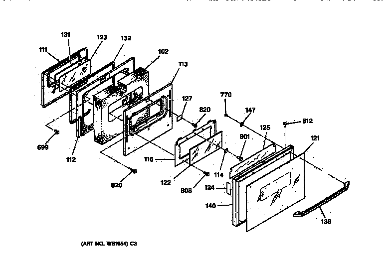 OVEN DOOR