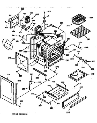 Oven body
