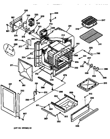 Oven body