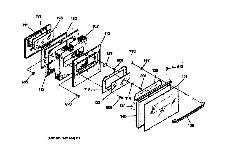 OVEN DOOR