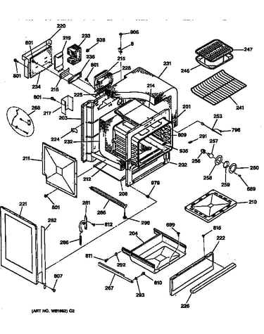 Oven body
