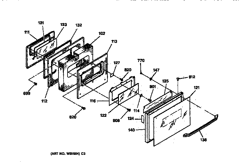 OVEN DOOR