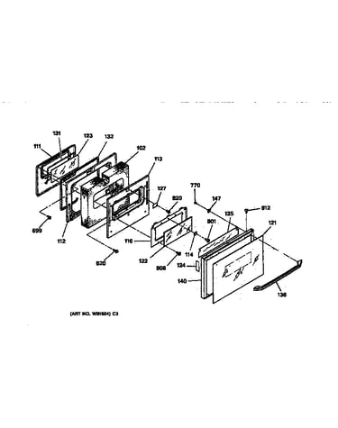 Oven door