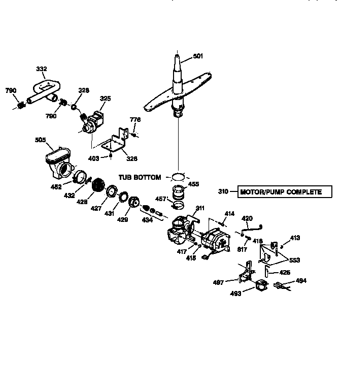 MOTOR-PUMP MECHANISM