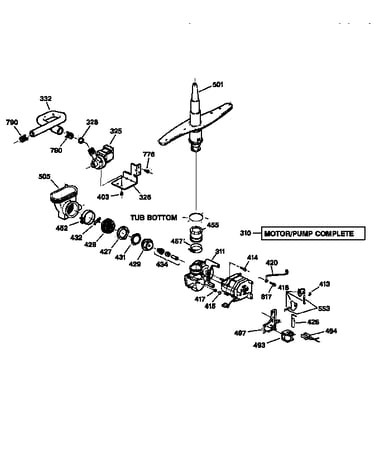 Motor-pump mechanism