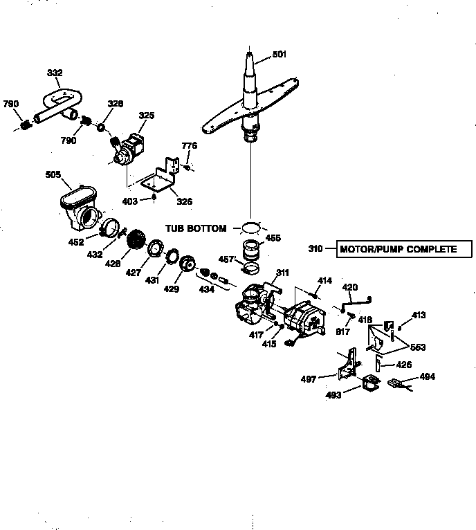 MOTOR-PUMP MECHANISM