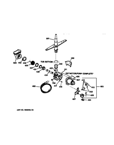 Motor-pump mechanism