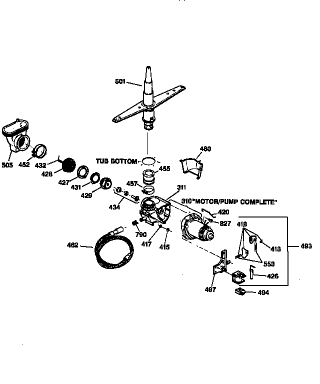 MOTOR-PUMP MECHANISM