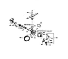 GE GSD3620Z00BB motor-pump mechanism diagram