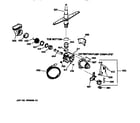 GE GSD3630Z00WW motor-pump mechanism diagram