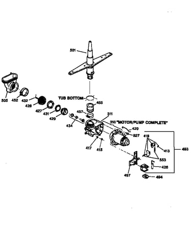 Motor-pump mechanism