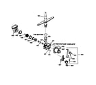 GE GSD3820Z00BB motor-pump mechanism diagram
