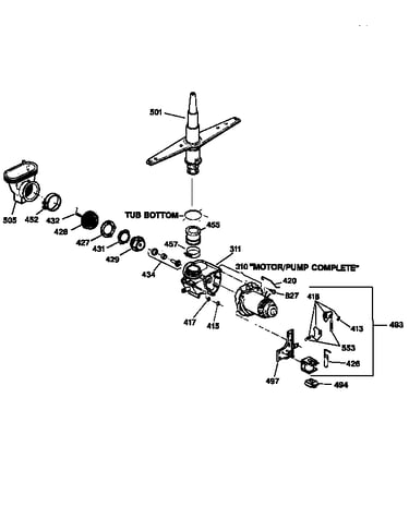 Motor-pump mechanism