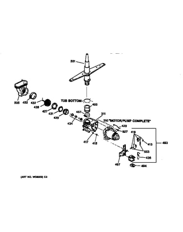 Motor-pump mechanism