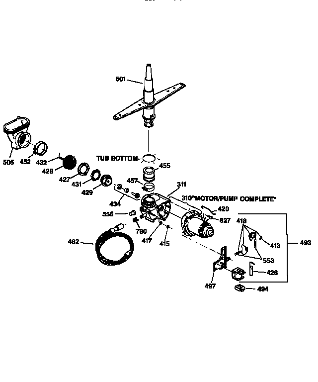 Motor-pump mechanism